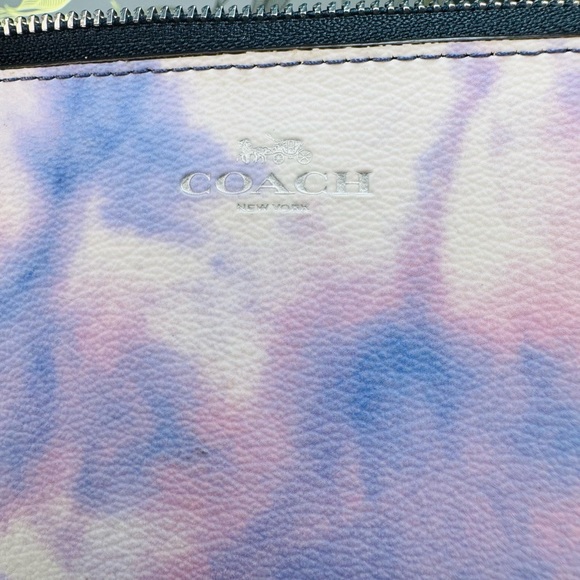 Coach Tie-Dye Pink and Purple Wristlet NWT - Picture 3 of 5